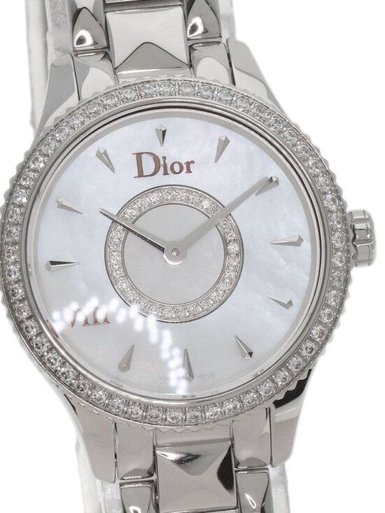 Dior Montaigne Diamond Bezel Watch SS main image 8